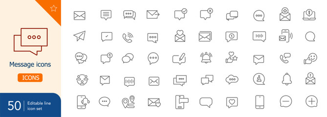 Message icons