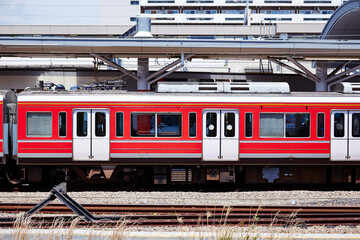 train on railway station