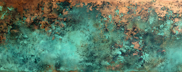 Copper patina background