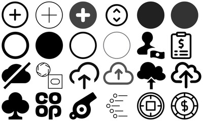 A minimal and modern startup vector, icon set representing essential business elements like idea, innovation, planning, success, and vision. Perfect for use in business presentations, pitch decks