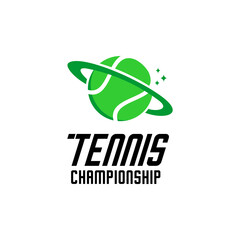 Planet tennis, ball and ring satellite 