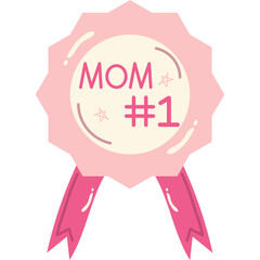 Mothers Day Medal Illustration