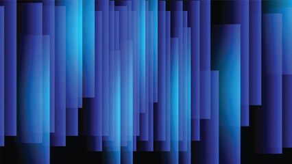 blue futuristic background with modern graphic vertical geometric shape and color gradient. abstract overlapping