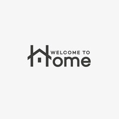 Home lettering logo