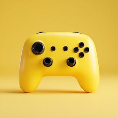 High quality 3D Gamepad Controller featuring smooth curves and accurate buttons, ideal for esports branding, console gaming renders, and tech showcases

