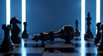 King Down: Dark Chess Defeat and Final Game Over