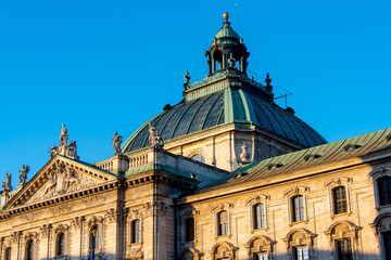 Obraz premium The Palace of Justice in Munich - Germany