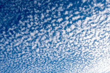 Cirrocumulus Clouds in High Altitude