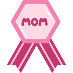 Mothers Day Medal Illustration