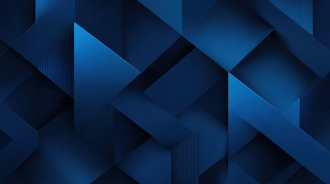 Stunning navy blue geometric abstract background with unique shapes creating a modern design