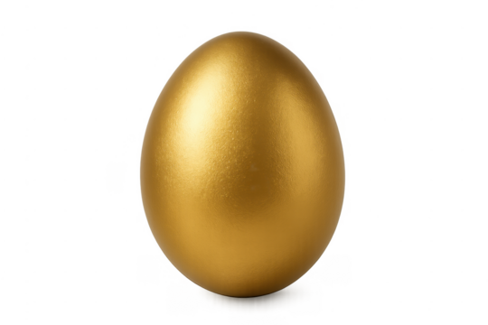 Golden egg symbolizing wealth, investment, success, and opportunity