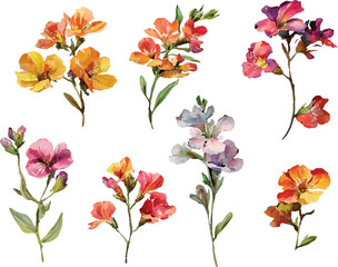 seamless background with flowers