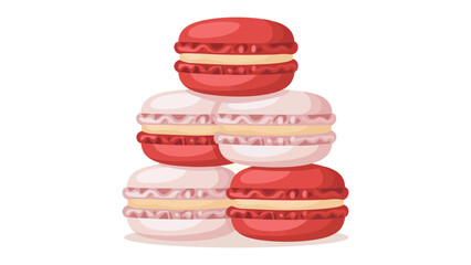 Macaron Tower: A delightful assortment of colorful macarons are stacked in a visually appealing tower, showcasing the perfect combination of textures and flavors. 