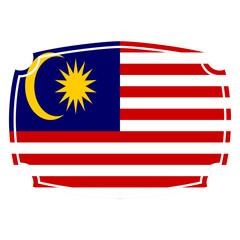 Malaysian Flag Badge