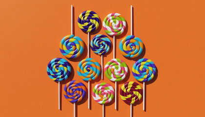 abstract christmas tree