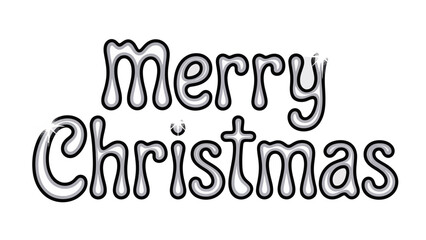Obraz premium Merry Christmas Wishes: Festive holiday greeting, simple and elegant message of joy, hope, and togetherness, embodying the spirit of the season.