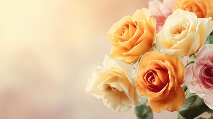 Obraz premium エレガントなバラ 美容、ウェディング、ギフト向け