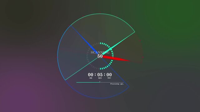 Time Monitor with Dynamic Progress. Futuristic Scanning Interface: Digital Clock with Progress Bar. Digital Countdown Interface with Circular Progress Ring. Real-Time Clock with Animated Data Scanner. - Powered by Adobe