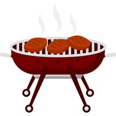 BBQ Party Illustration