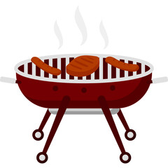 BBQ Party Illustration
