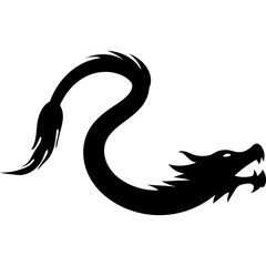 Lunar Dragon Silhouette