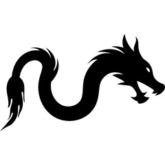 Lunar Dragon Silhouette