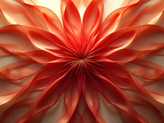 Overhead Macro of Silk Ribbon Fabric Forming Cross Pattern