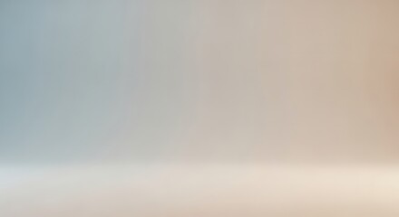 Elegant empty room interior with a dual-tone gradient wall and floor, an ideal backdrop for advertising and product presentation