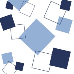 Background square blue design 