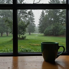 Cozy Rainy Window Moments