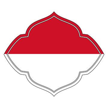 Indonesia flag emblem