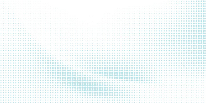 Abstract white background with a subtle light blue halftone dot pattern creating a gentle, wavy texture.