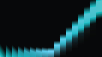 Modern digital background with a curving geometric or pixelated gradient pattern in shades of teal