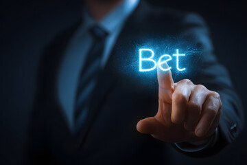 Businessman pressing Best Practice, Business, Technology, Internet and network concept. Best practice.Best practice concept. Manager (businessman, coach, leadership) plan to apply best practice method