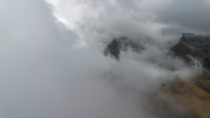 Roque del Conde Mountain. At the top of the mountain. Tenerife, Canary Islands.