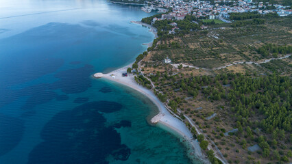 Fototapeta premium Adriatic Sea, Croatia. Drone footage.