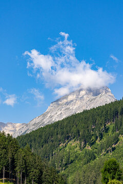 Mountain landscape, summer Austrian Alps.