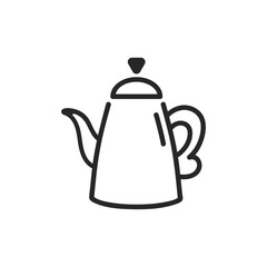 シンプルな細長いポットのアイコン