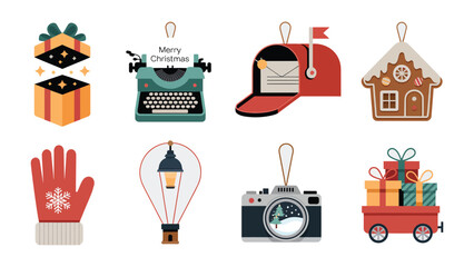 Festive Ornament Collection: A delightful assortment of festive ornaments, capturing the essence of the season with their whimsical charm.