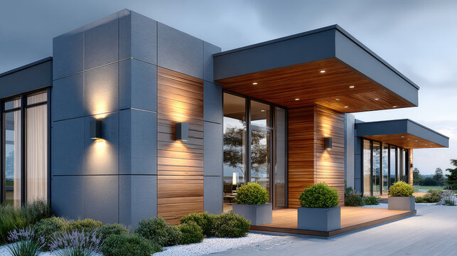 modern lighting section in hardware store, stylish ceiling lamps and pendant lights on display, bright store interior