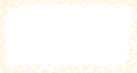 Shiny Light Particles Circle Border Transparent