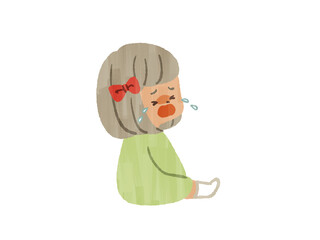 泣いている女の子-ガッシュ