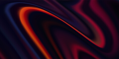 Colorful fluid 3D shapes. Abstract liquid gradient elements on dark background. abstract colorfull background.