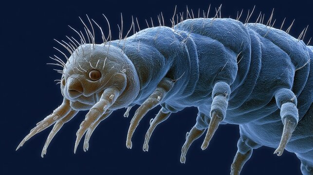 Close-Up of Demodex Folliculorum Mite on Human Skin: An Insight into Demodicosis and Its Impact on Facial Health