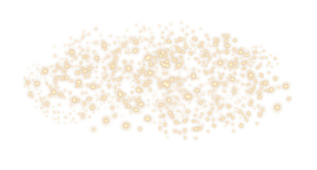 Abstract Golden Glow Particle Formation