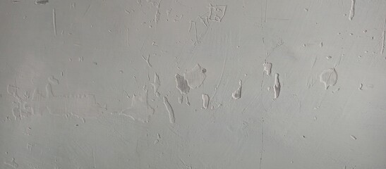 Minimal White Stucco Wall Texture Background with Scratches and Carving