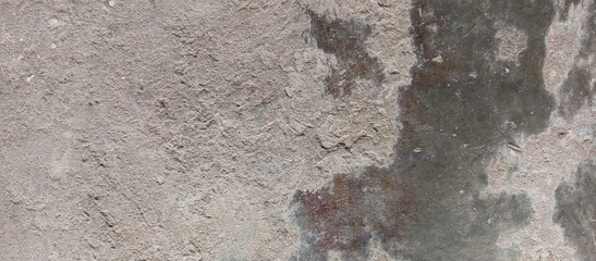 Rough Concrete Texture Merging with Dark Wet Stained Surface