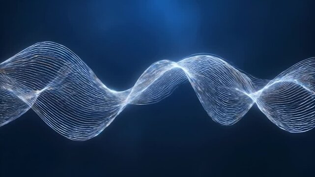 Seamlessly looping video of shimmering optical lines creating a mesmerizing, flowing abstract pattern shimmering optical lines, backdrop, innovation