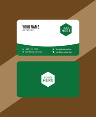 Modern and professional business card design with clean layout and corporate style.
