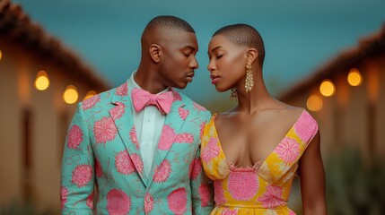 Elegant Strapless Day Dress for Prom: Fashion Model in Haute Couture